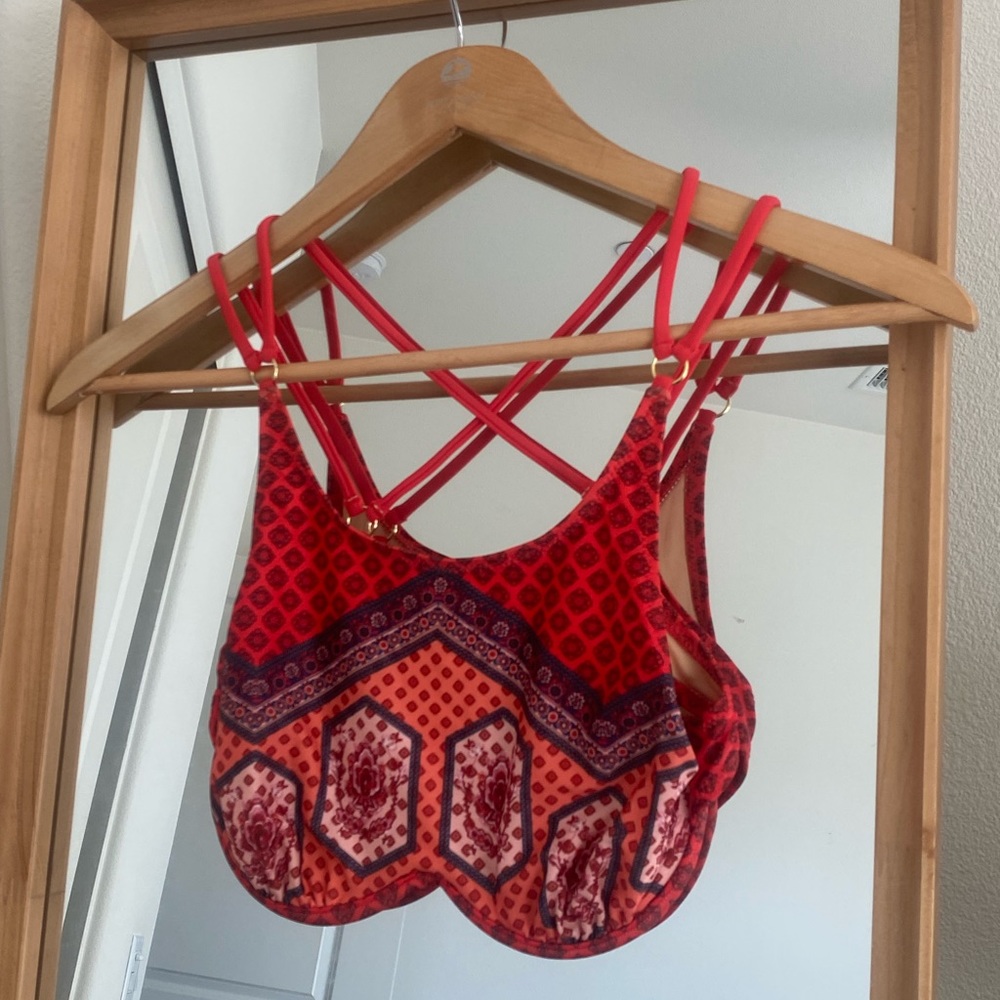MinkPink High Neck Bikini Top